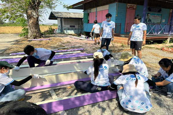 จัดโครงการค่ายจิตอาสาพัฒนาเพื่อน้อง ภาควิชาครุศาสตร์โยธา 2