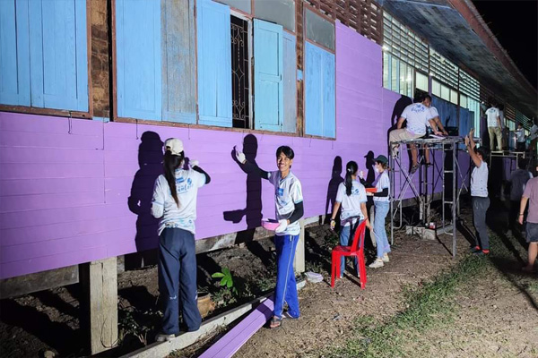 จัดโครงการค่ายจิตอาสาพัฒนาเพื่อน้อง ภาควิชาครุศาสตร์โยธา 6